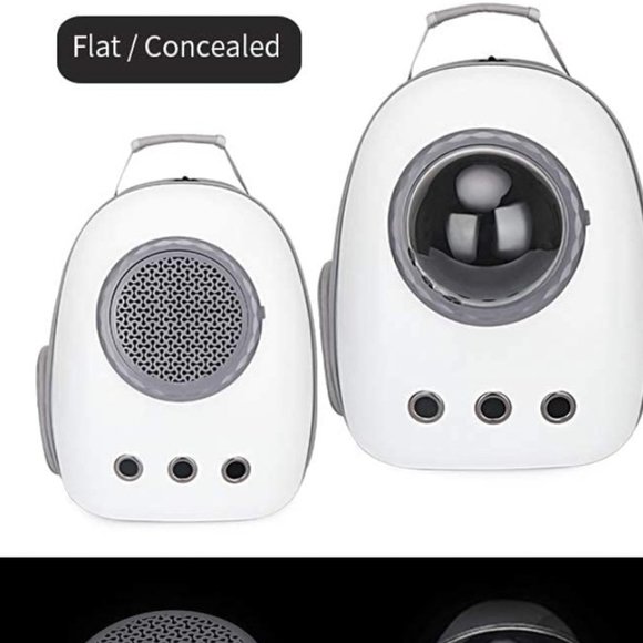 Portable travel cat carrier with versatile/interchangeable peep hole - Picture 9 of 10